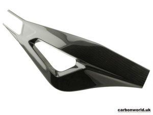 CARBON SWINGARM COVERS FOR BMW S1000RR 2019 ON IN TWILL GLOSS