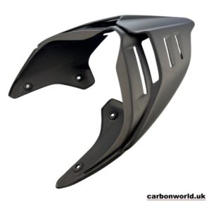 CARBON REAR SEAT UNIT FOR DUCATI STREETFIGHTER/PANIGALE V4/V2 IN MATT PLAIN WEAVE