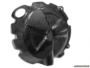 CARBON ENGINE CLUTCH COVER BMW S1000RR 2019 ON IN TWILL GLOSS WEAVE