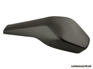 CARBONWORLD CARBON SEAT PAD COVER FOR DUCATI PANIGALE V4 IN MATT PLAIN WEAVE