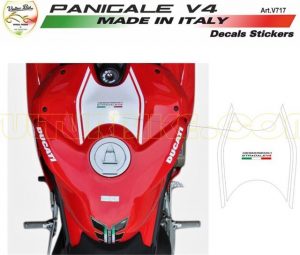 VULTUREBIKE TANK/BATTERY COVER STICKER/DECAL FOR DUCATI PANIGALE V4 UP TO 2021