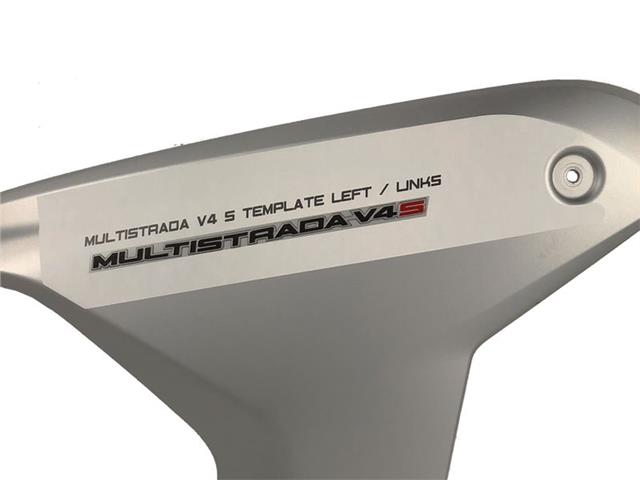 CARBONWORLD SIDE FAIRING PANEL ‘MULTISTRADA V4S’ STICKERS WITH TEMPLATE